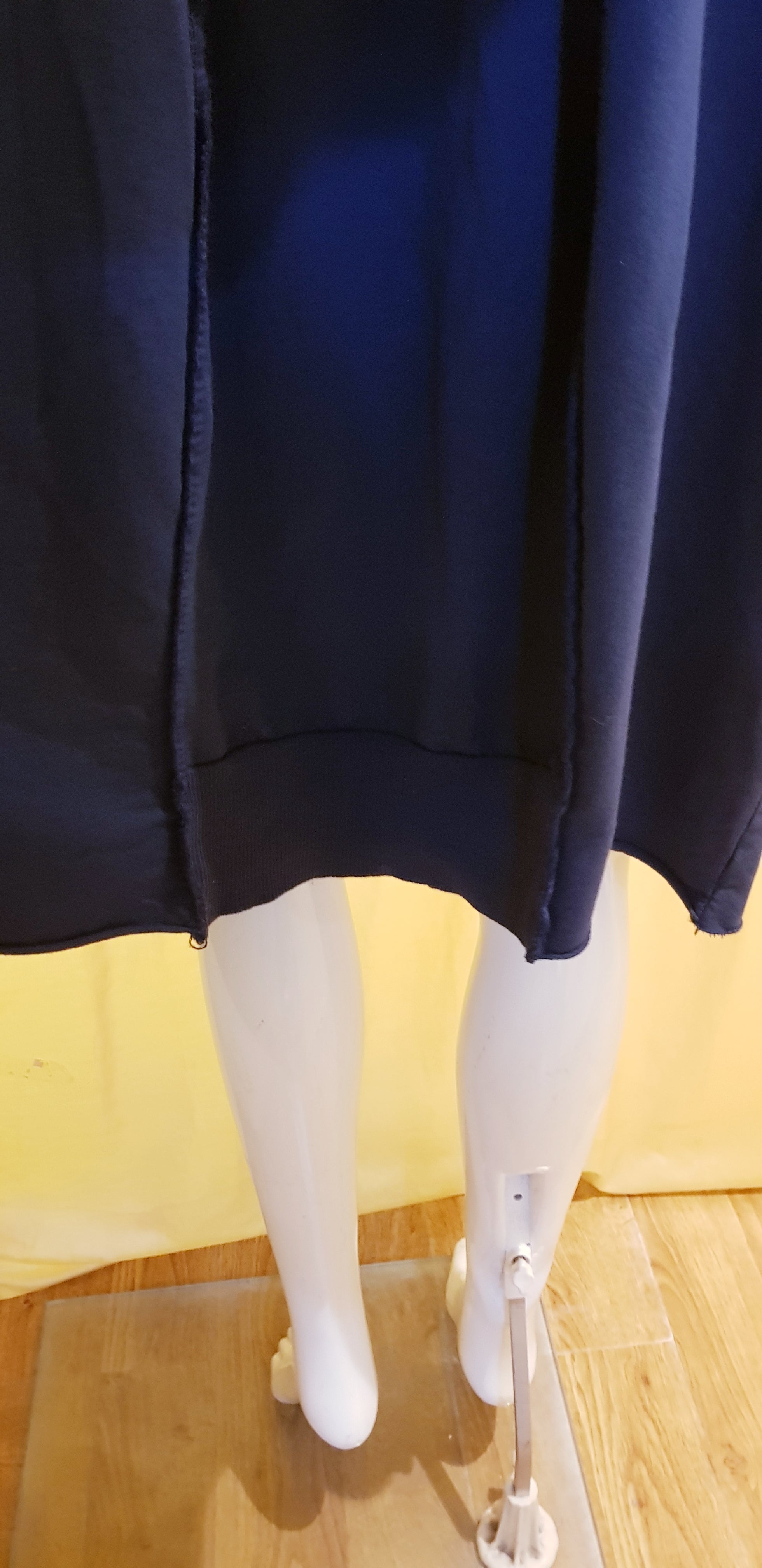 Made in Italy Can Be Worn 3 Different ways Cardigan / Wrap / Throw Navi Edition