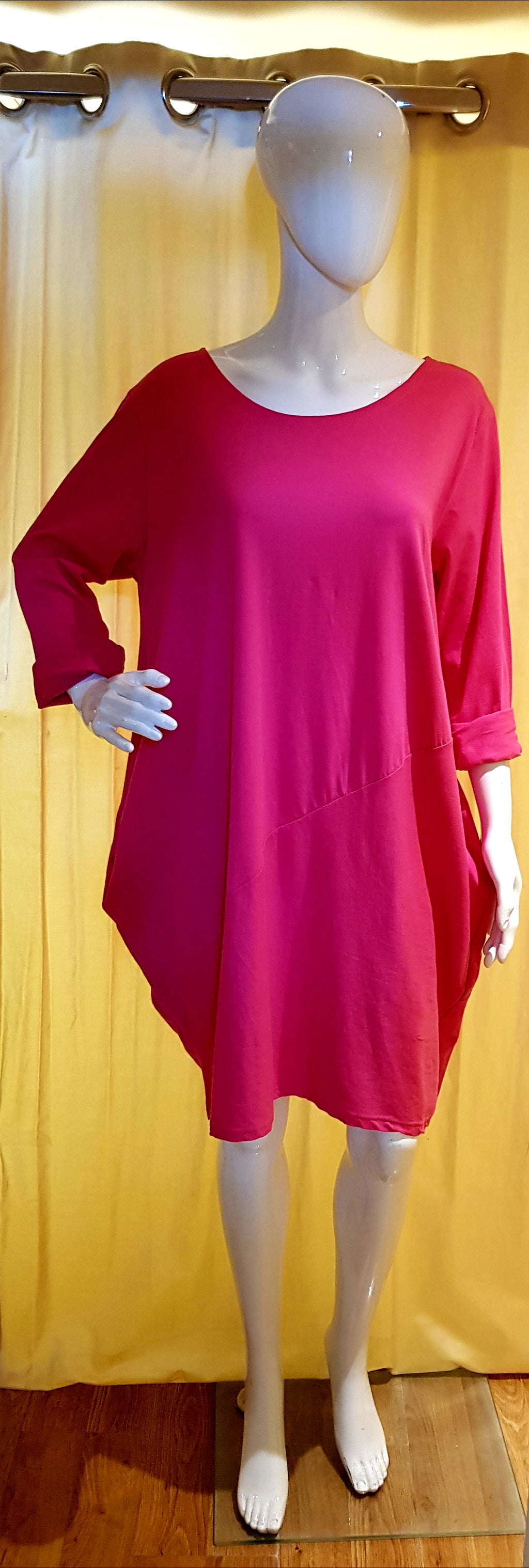 Made in Italy Magic Dress Hot Pink