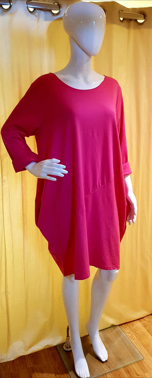 Made in Italy Magic Dress Hot Pink