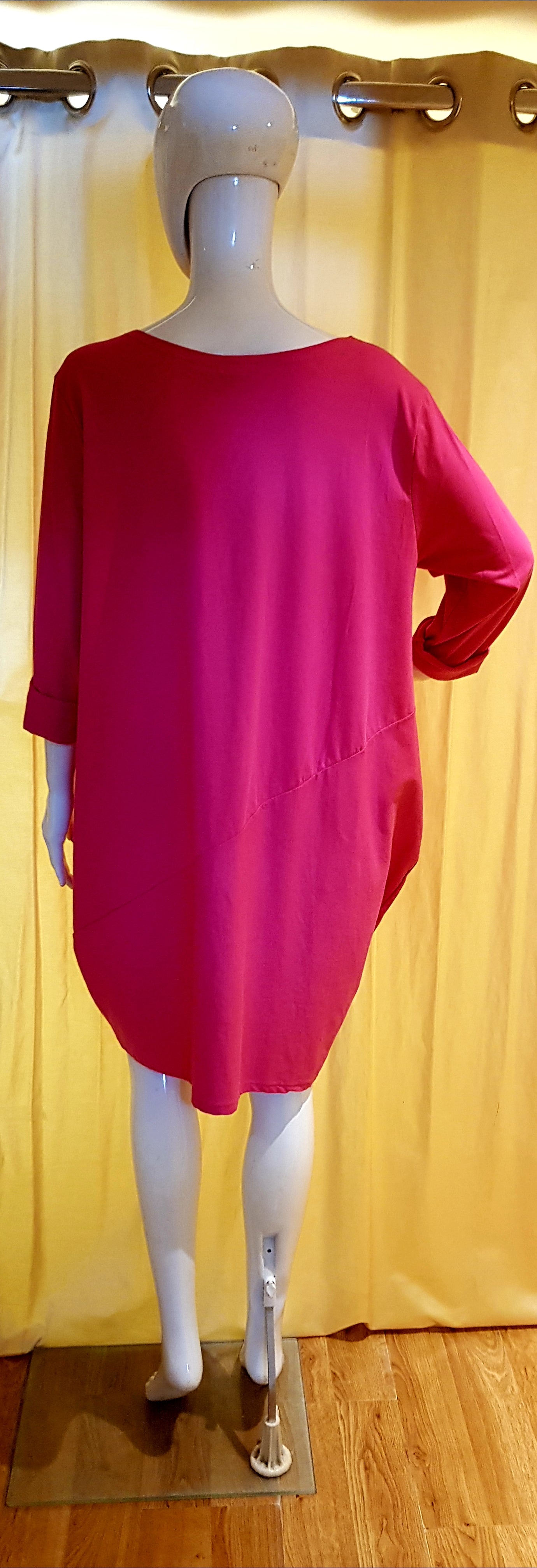 Made in Italy Magic Dress Hot Pink