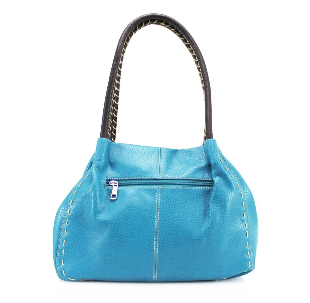 Button Handbag Teal