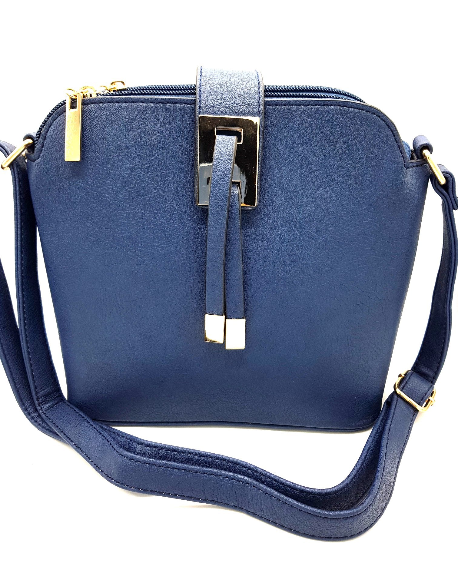 'Statement' Cross Body Messenger Handbag Navy – Italy's Little Secret