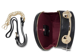New Season Small Clock Handbag & Crossbody Black Edition