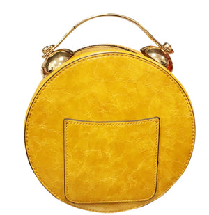 New Season Small Clock Handbag & Crossbody Mustard Edition