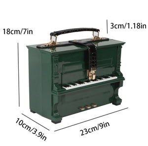 New Season Piano Handbag & Crossbody Green Edition