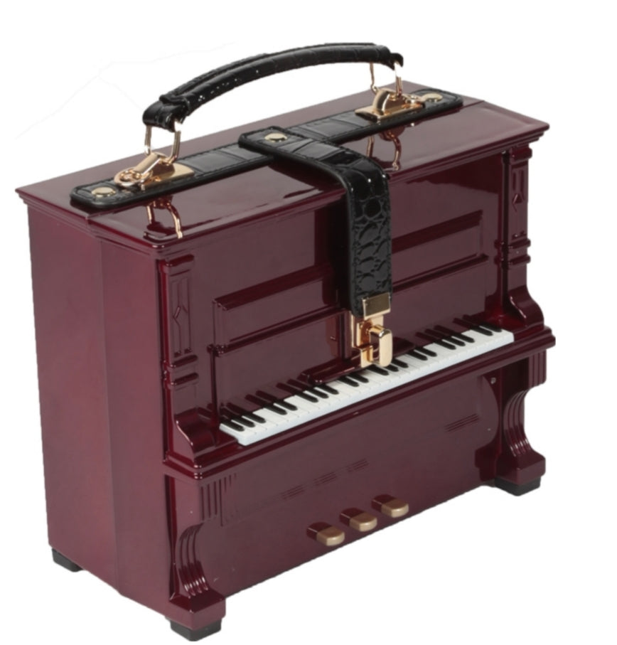 New Season Piano Handbag & Crossbody Red Edition