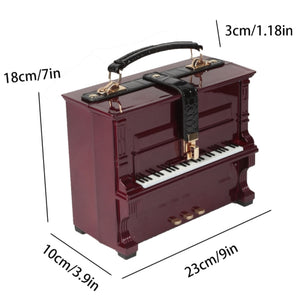 New Season Piano Handbag & Crossbody Red Edition