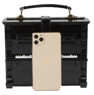 New Season Piano Handbag & Crossbody Black Edition