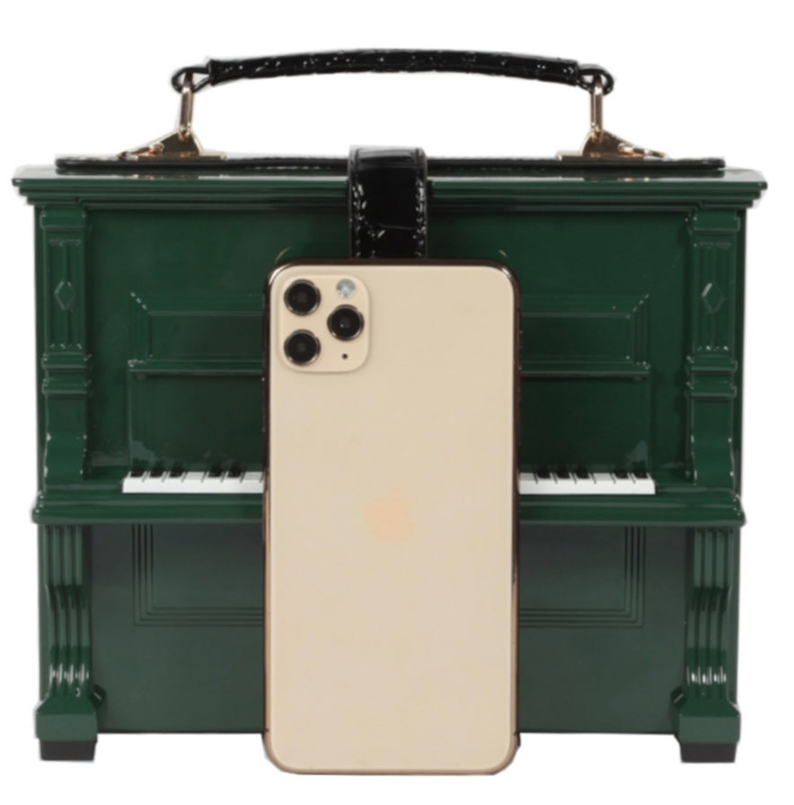 New Season Piano Handbag & Crossbody Green Edition